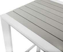 Load image into Gallery viewer, Nizuc Grey manufactured wood Outdoor Patio Aluminum Square Bar Table
