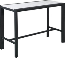 Load image into Gallery viewer, Nizuc White manufactured wood Outdoor Patio Aluminum Rectangle Bar Table
