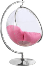 Load image into Gallery viewer, Luna Pink Durable Fabric Acrylic Swing Chair
