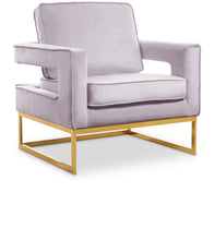 Load image into Gallery viewer, Noah Pink Velvet Accent Chair
