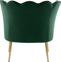 Load image into Gallery viewer, Jester Green Velvet Accent Chair
