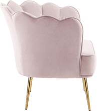Load image into Gallery viewer, Jester Pink Velvet Accent Chair
