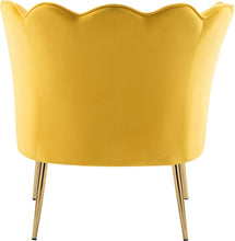 Load image into Gallery viewer, Jester Yellow Velvet Accent Chair
