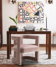 Load image into Gallery viewer, Blair Pink Velvet Accent Chair
