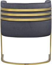 Load image into Gallery viewer, Rays Grey Velvet Accent Chair
