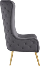 Load image into Gallery viewer, Alexander Grey Velvet Accent Chair
