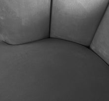 Load image into Gallery viewer, Lily Grey Velvet Accent Chair
