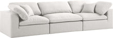 Load image into Gallery viewer, Serene Cream Linen Fabric Deluxe Cloud Modular Sofa
