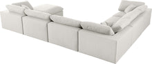 Load image into Gallery viewer, Serene Cream Linen Fabric Deluxe Cloud Modular Sectional
