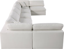 Load image into Gallery viewer, Serene Cream Linen Fabric Deluxe Cloud Modular Sectional
