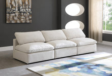 Load image into Gallery viewer, Plush Cream Velvet Standard Cloud Modular Sofa
