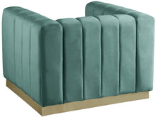 Load image into Gallery viewer, Marlon Mint Velvet Chair
