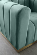 Load image into Gallery viewer, Marlon Mint Velvet Sofa
