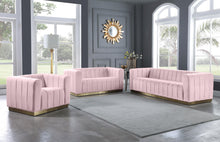 Load image into Gallery viewer, Marlon Pink Velvet Sofa
