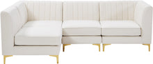 Load image into Gallery viewer, Alina Cream Velvet Modular Sectional
