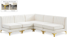 Load image into Gallery viewer, Alina Cream Velvet Modular Sectional
