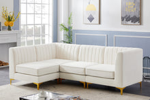 Load image into Gallery viewer, Alina Cream Velvet Modular Sectional
