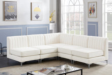 Load image into Gallery viewer, Alina Cream Velvet Modular Sectional
