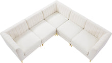 Load image into Gallery viewer, Alina Cream Velvet Modular Sectional
