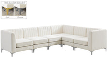 Load image into Gallery viewer, Alina Cream Velvet Modular Sectional
