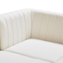 Load image into Gallery viewer, Alina Cream Velvet Modular Sectional
