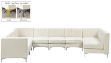 Load image into Gallery viewer, Alina Cream Velvet Modular Sectional
