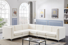 Load image into Gallery viewer, Alina Cream Velvet Modular Sectional
