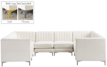 Load image into Gallery viewer, Alina Cream Velvet Modular Sectional
