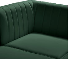 Load image into Gallery viewer, Alina Green Velvet Modular Sectional
