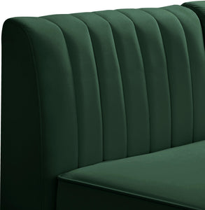 Alina Green Velvet Modular Sectional