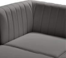 Load image into Gallery viewer, Alina Grey Velvet Modular Sectional
