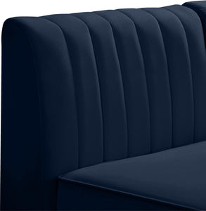 Alina Navy Velvet Modular Sectional