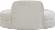 Load image into Gallery viewer, Mitzy Cream Velvet Loveseat
