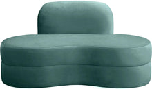 Load image into Gallery viewer, Mitzy Mint Velvet Loveseat
