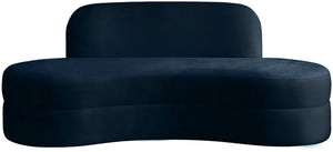 Mitzy Navy Velvet Sofa