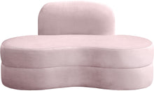 Load image into Gallery viewer, Mitzy Pink Velvet Loveseat
