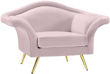 Load image into Gallery viewer, Lips Pink Velvet Chair image
