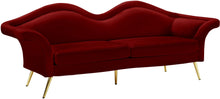 Load image into Gallery viewer, Lips Red Velvet Sofa
