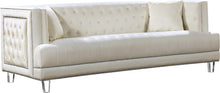 Load image into Gallery viewer, Lucas Cream Velvet Sofa
