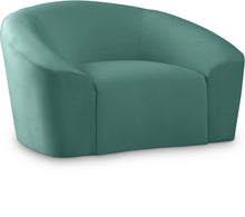 Load image into Gallery viewer, Riley Mint Velvet Chair
