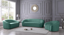 Load image into Gallery viewer, Riley Mint Velvet Loveseat
