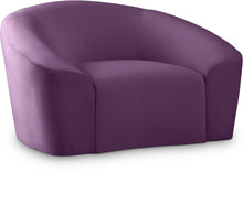 Load image into Gallery viewer, Riley Purple Velvet Chair
