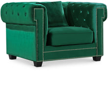 Load image into Gallery viewer, Bowery Green Velvet Chair image
