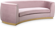 Load image into Gallery viewer, Julian Pink Velvet Sofa
