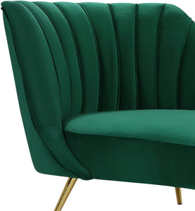 Margo Green Velvet Chaise