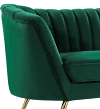 Load image into Gallery viewer, Margo Green Velvet Sofa
