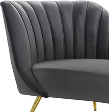 Load image into Gallery viewer, Margo Grey Velvet Chaise
