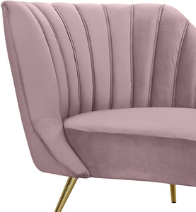 Margo Pink Velvet Chaise