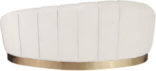 Load image into Gallery viewer, Shelly Cream Velvet Chaise
