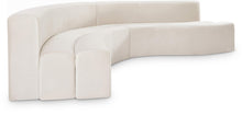 Load image into Gallery viewer, Curl Cream Velvet 2pc. Sectional image
